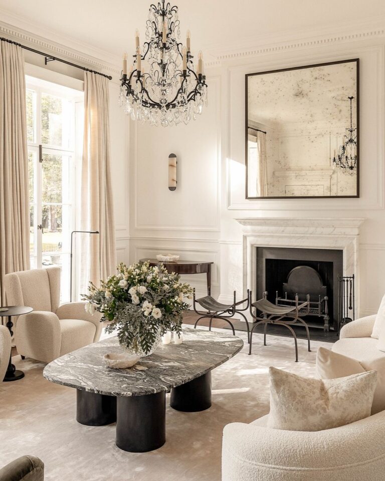 Georgian House Interior with Parisian Elegance and Scandinavian Warmth COCOCOZY