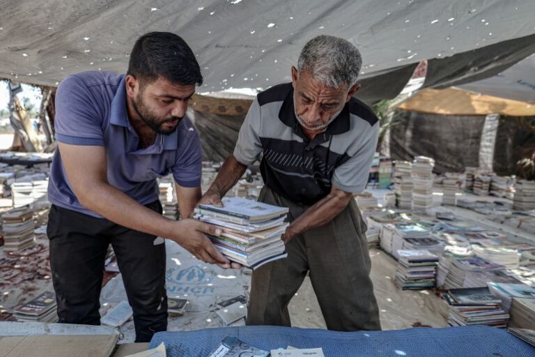 The story of a book in Gaza: A treasured possession given new lease of life